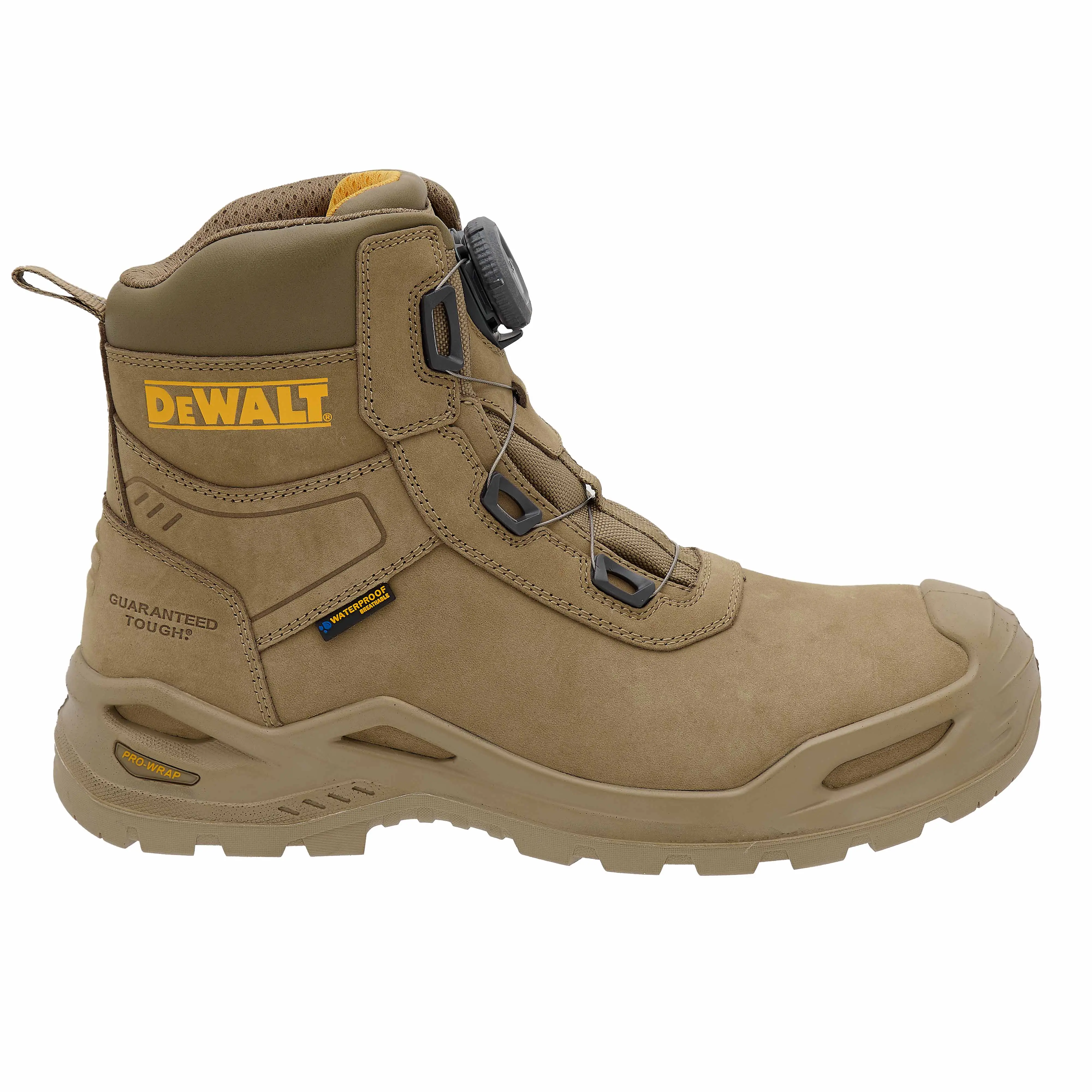 DEWALT Apex BOA® Men's Waterproof, Nubuck Leather, Composite Safety Toe Work Boot - Image 2