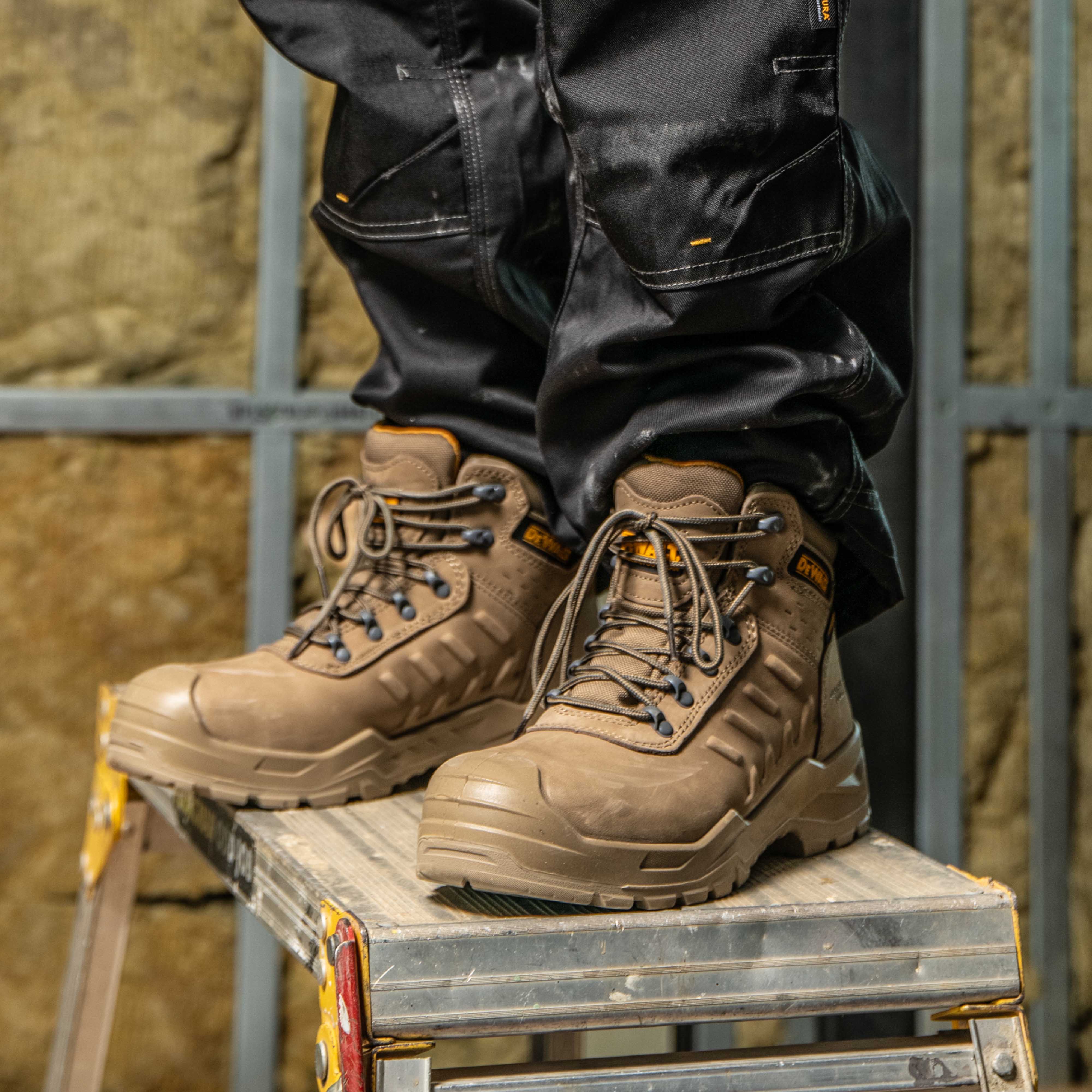 DEWALT Bowman Men's, Waterproof, Nubuck Leather, Steel Toe, Safety Work Boot - Image 8