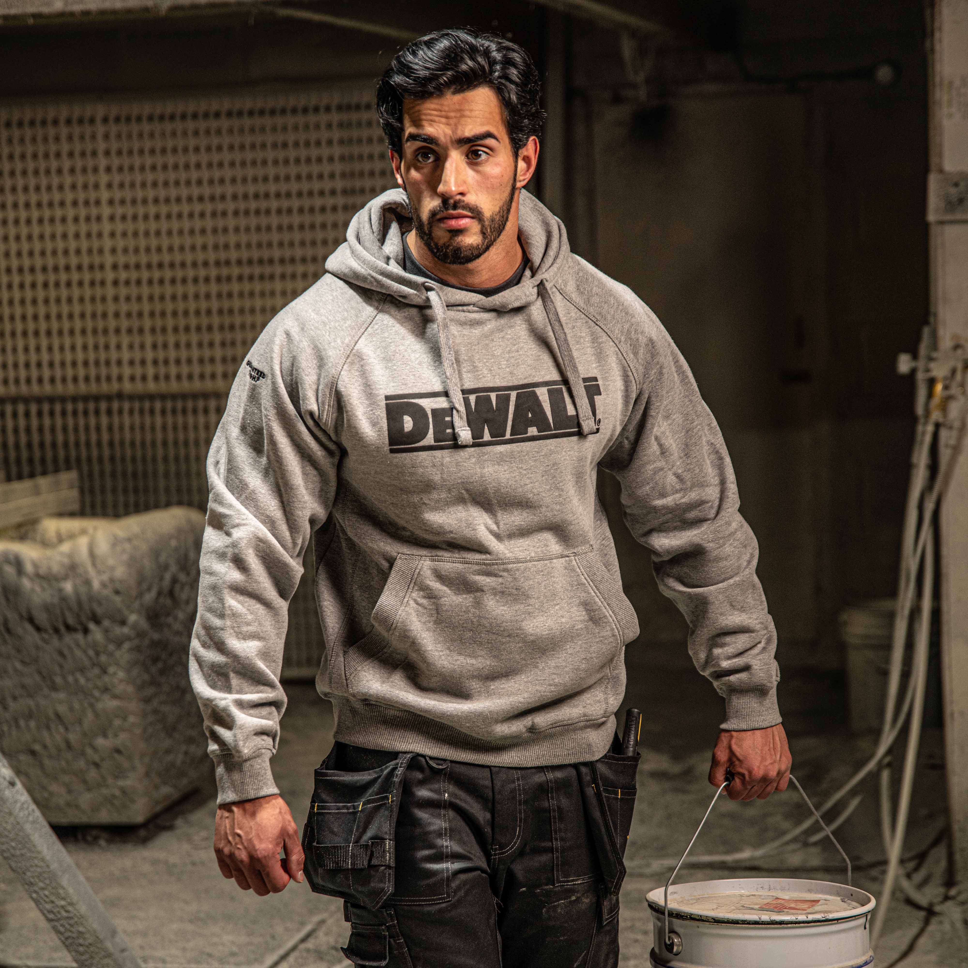 DEWALT Brand Carrier Men's Cotton Poly Hoodie - Image 17