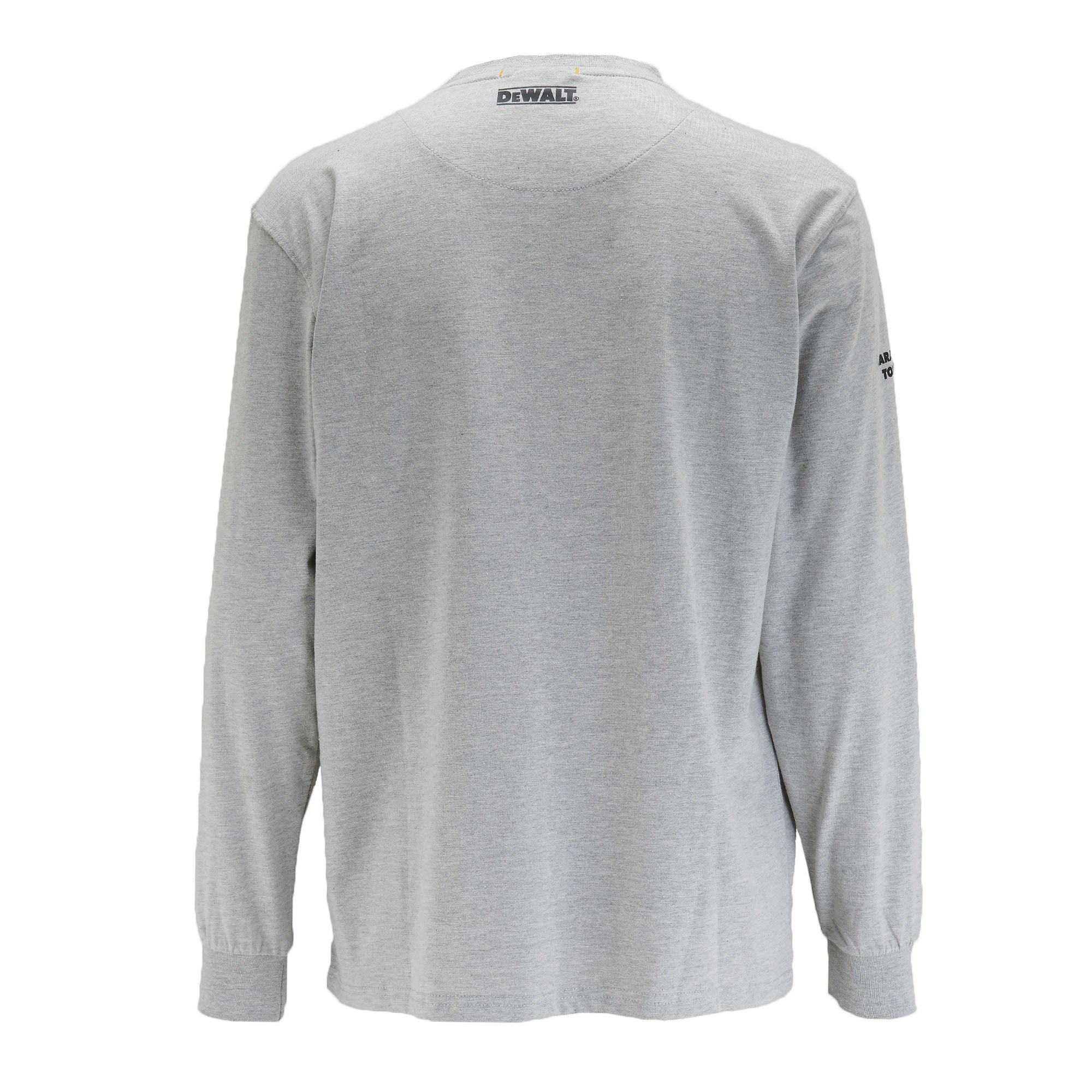 DEWALT Brand Carrier Men's Long Sleeve Cotton Poly T Shirt - Image 11