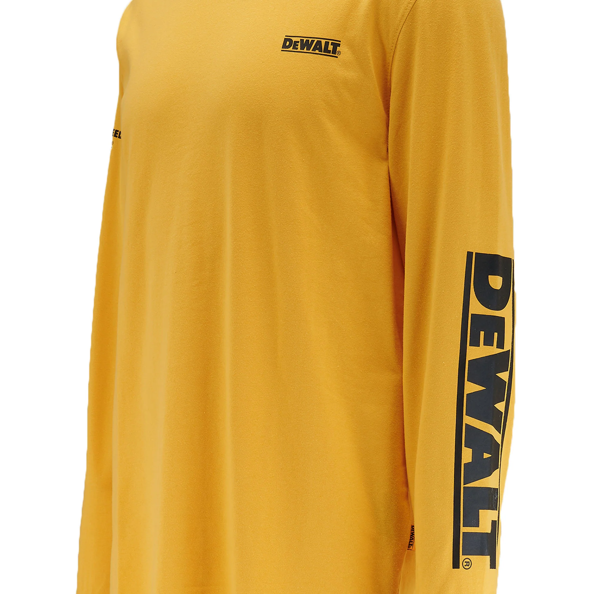 DEWALT Brand Carrier Men's Long Sleeve Cotton Poly T Shirt - Image 16