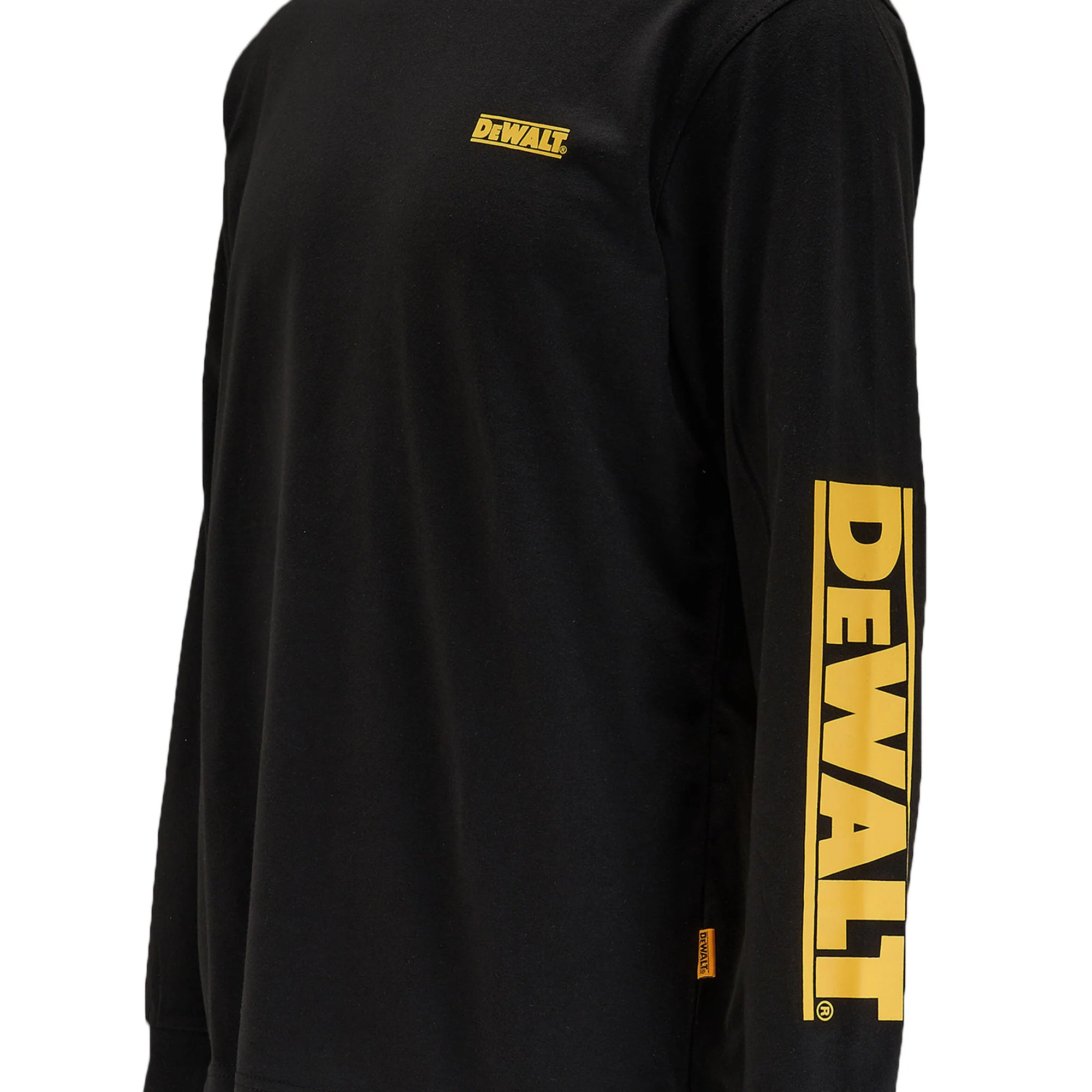 DEWALT Brand Carrier Men's Long Sleeve Cotton Poly T Shirt - Image 4