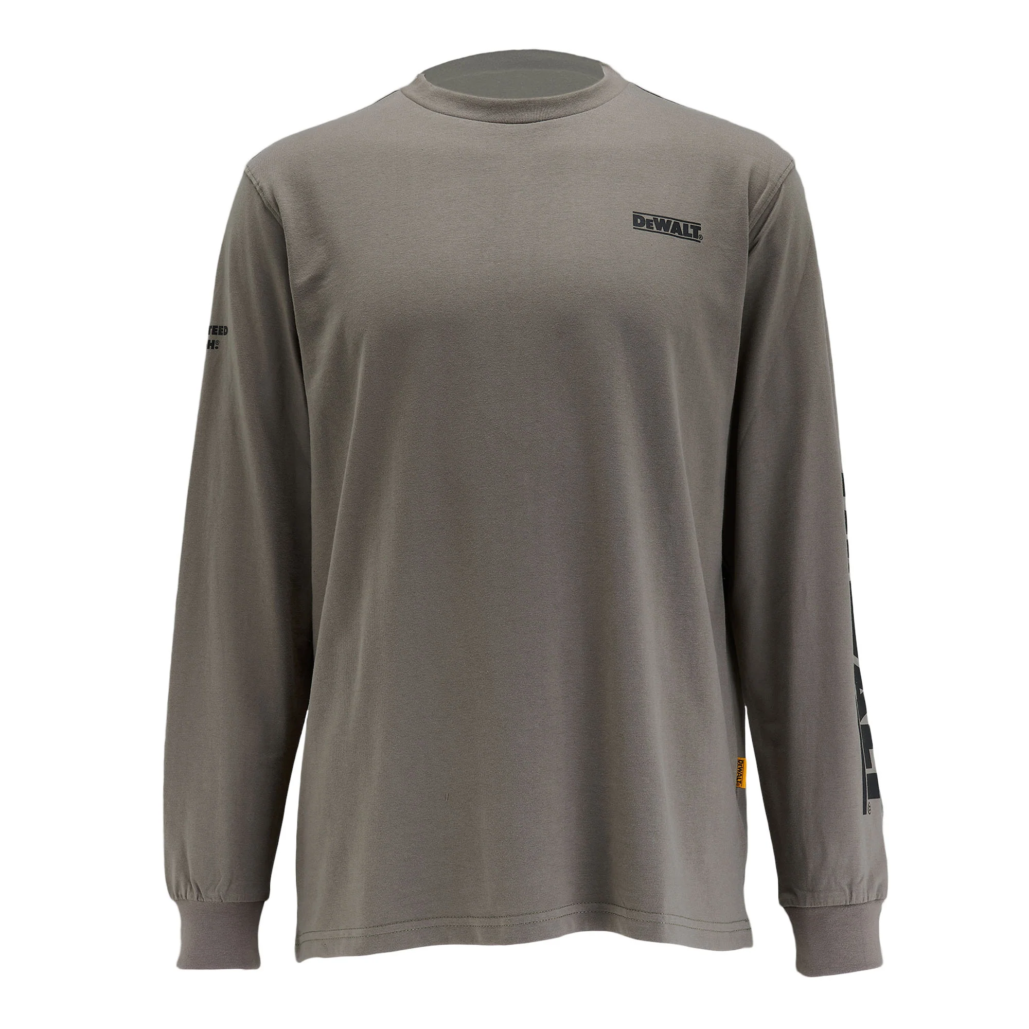 DEWALT Brand Carrier Men's Long Sleeve Cotton Poly T Shirt - Image 5