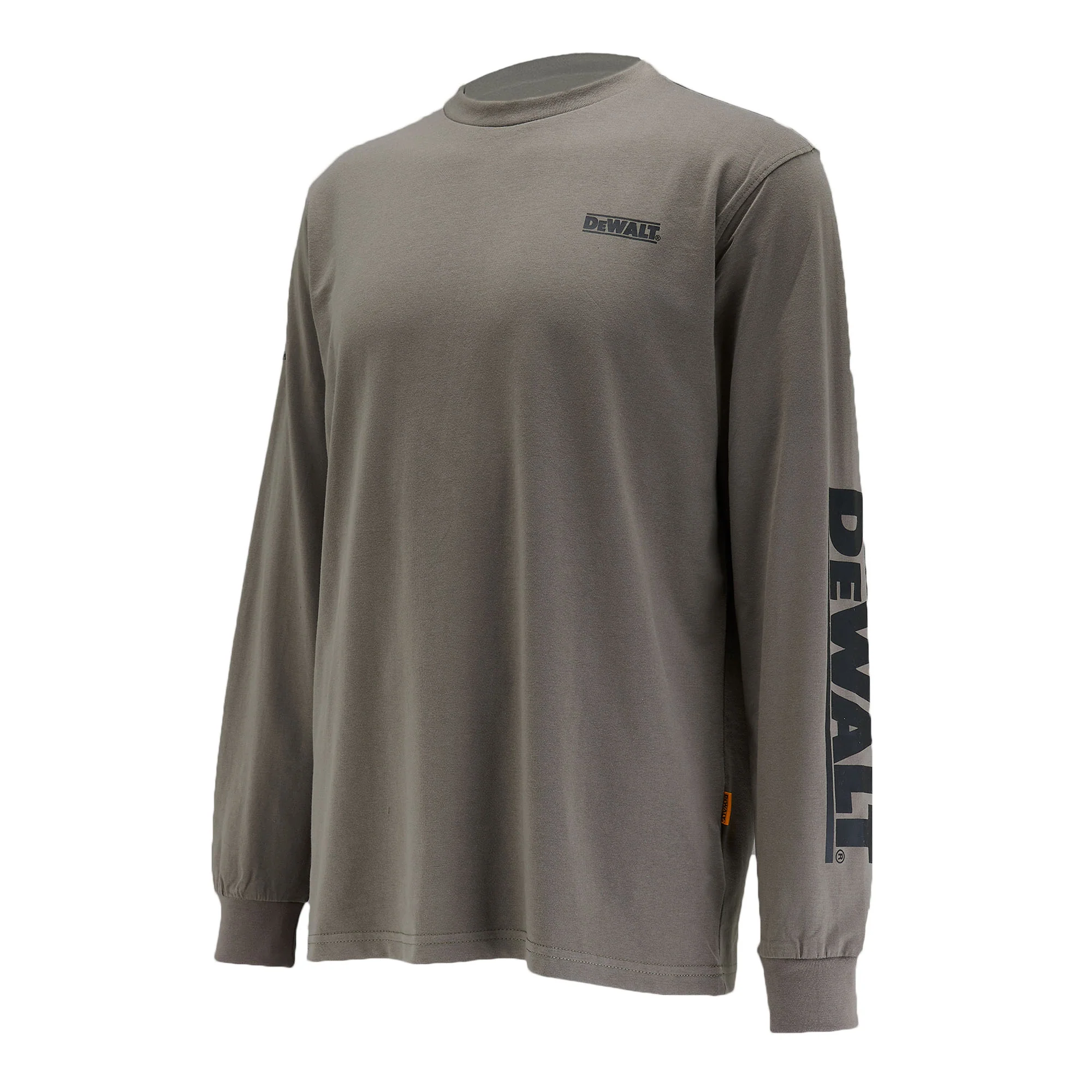 DEWALT Brand Carrier Men's Long Sleeve Cotton Poly T Shirt - Image 6