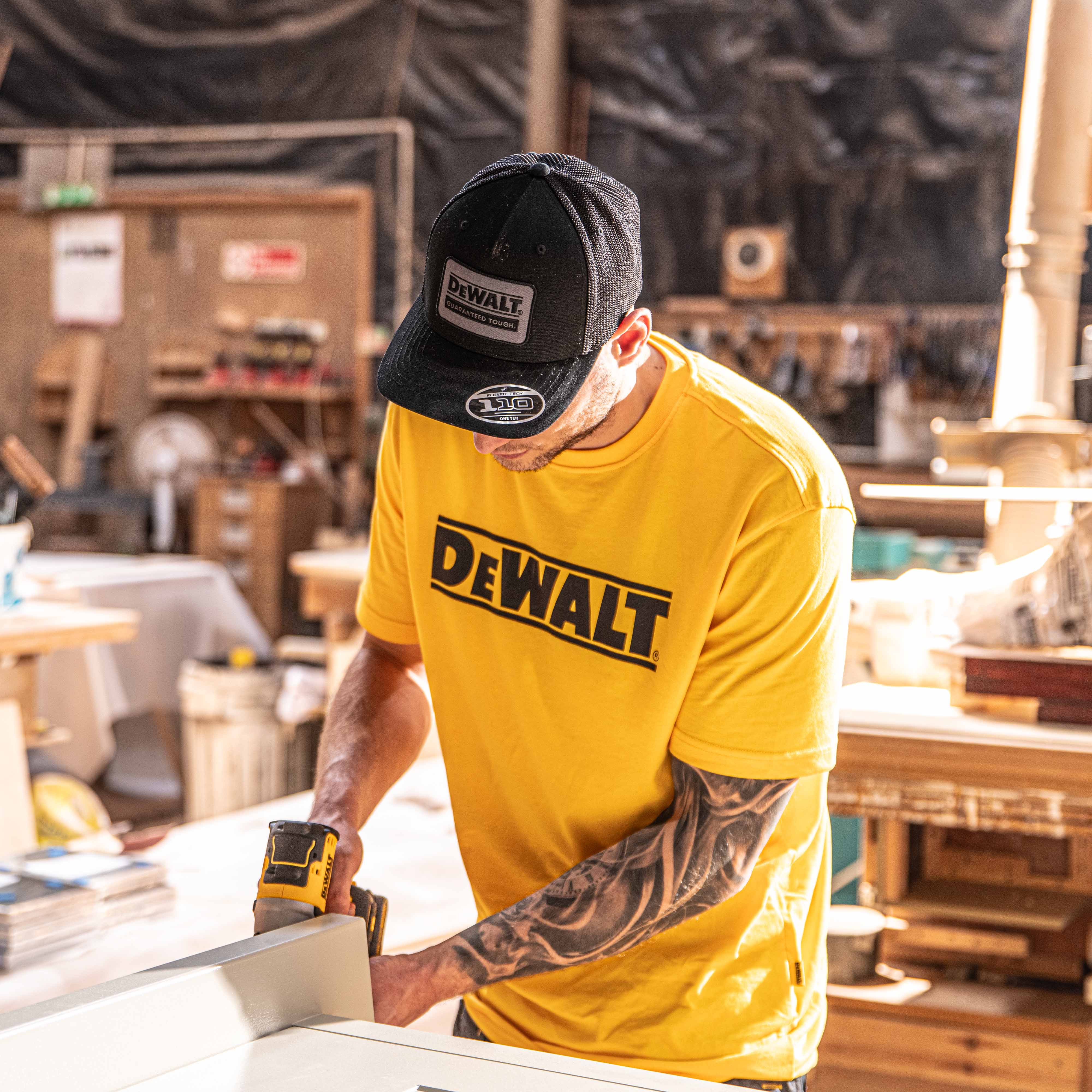 DEWALT Brand Carrier Men's Short Sleeve T-Shirt - Image 18