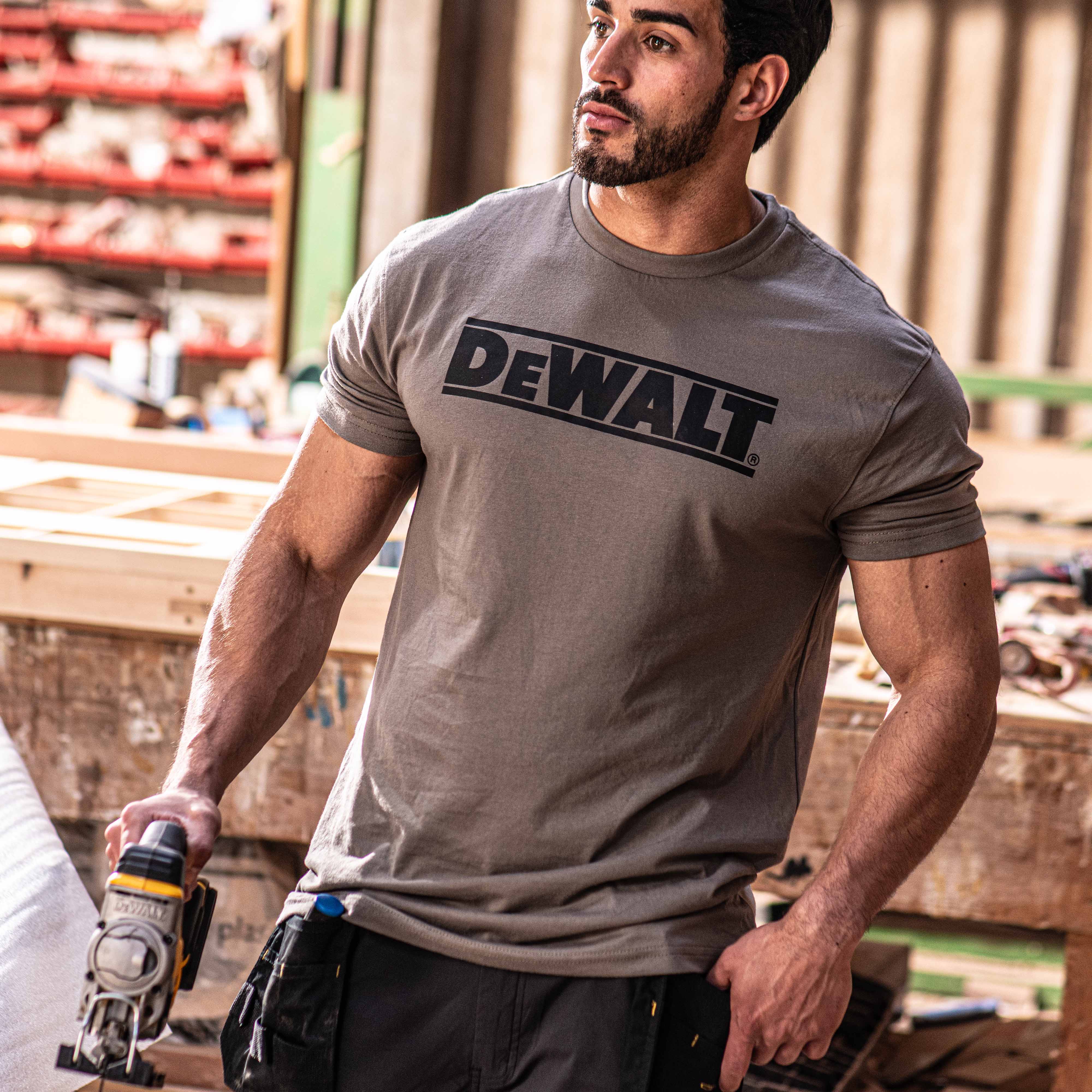 DEWALT Brand Carrier Men's Short Sleeve T-Shirt - Image 5