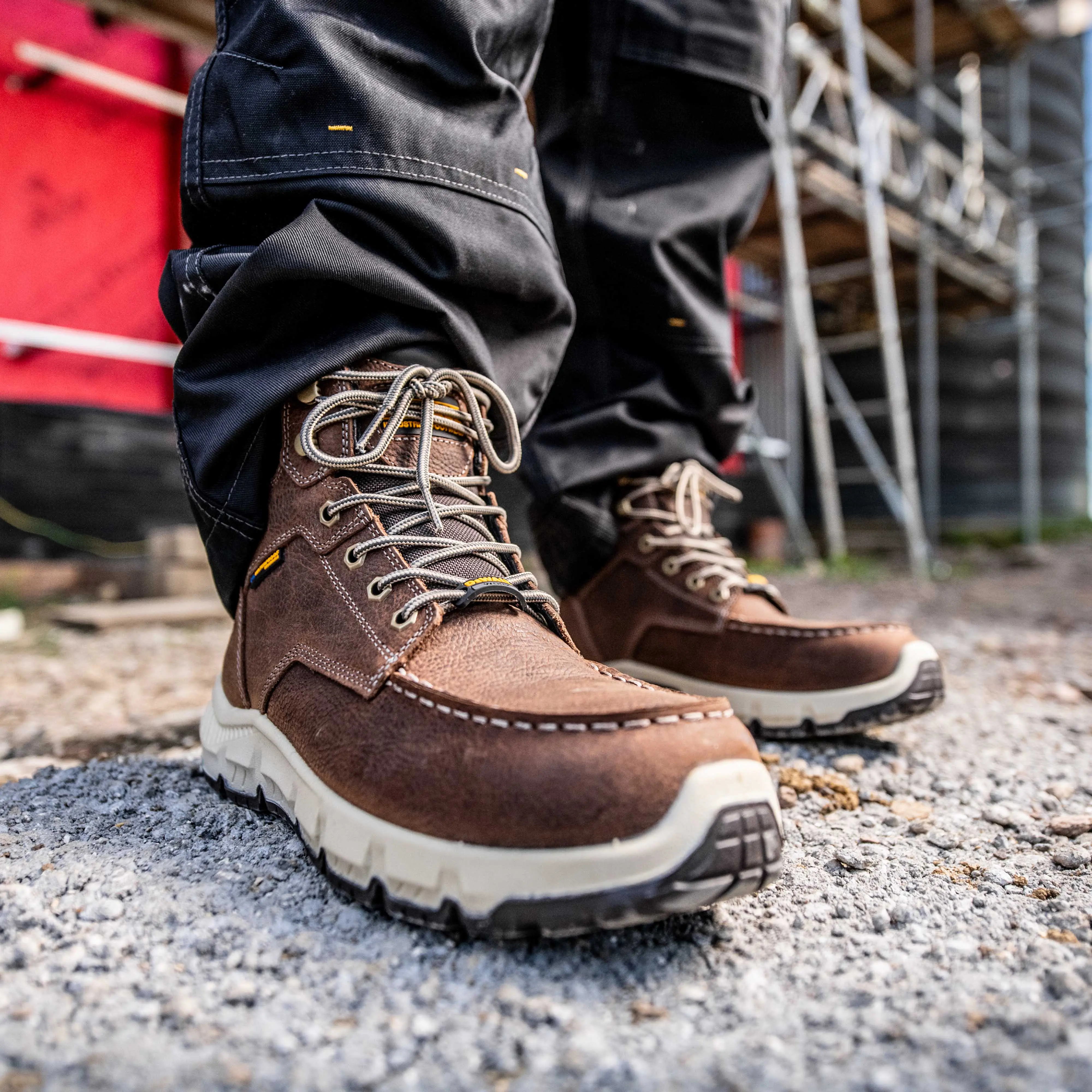 DEWALT Forsyth Men's Steel Toe, Leather, Waterproof Safety Work Boot - Image 6