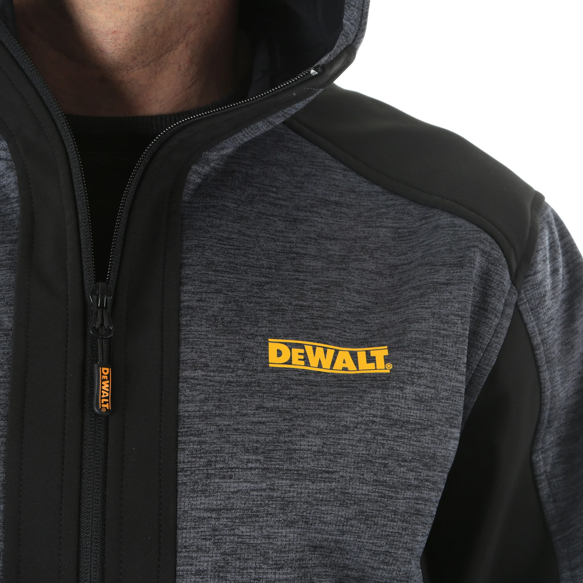 DEWALT Gloucester Men's Waterproof, Soft Shell, Hooded Work Jacket - Image 4