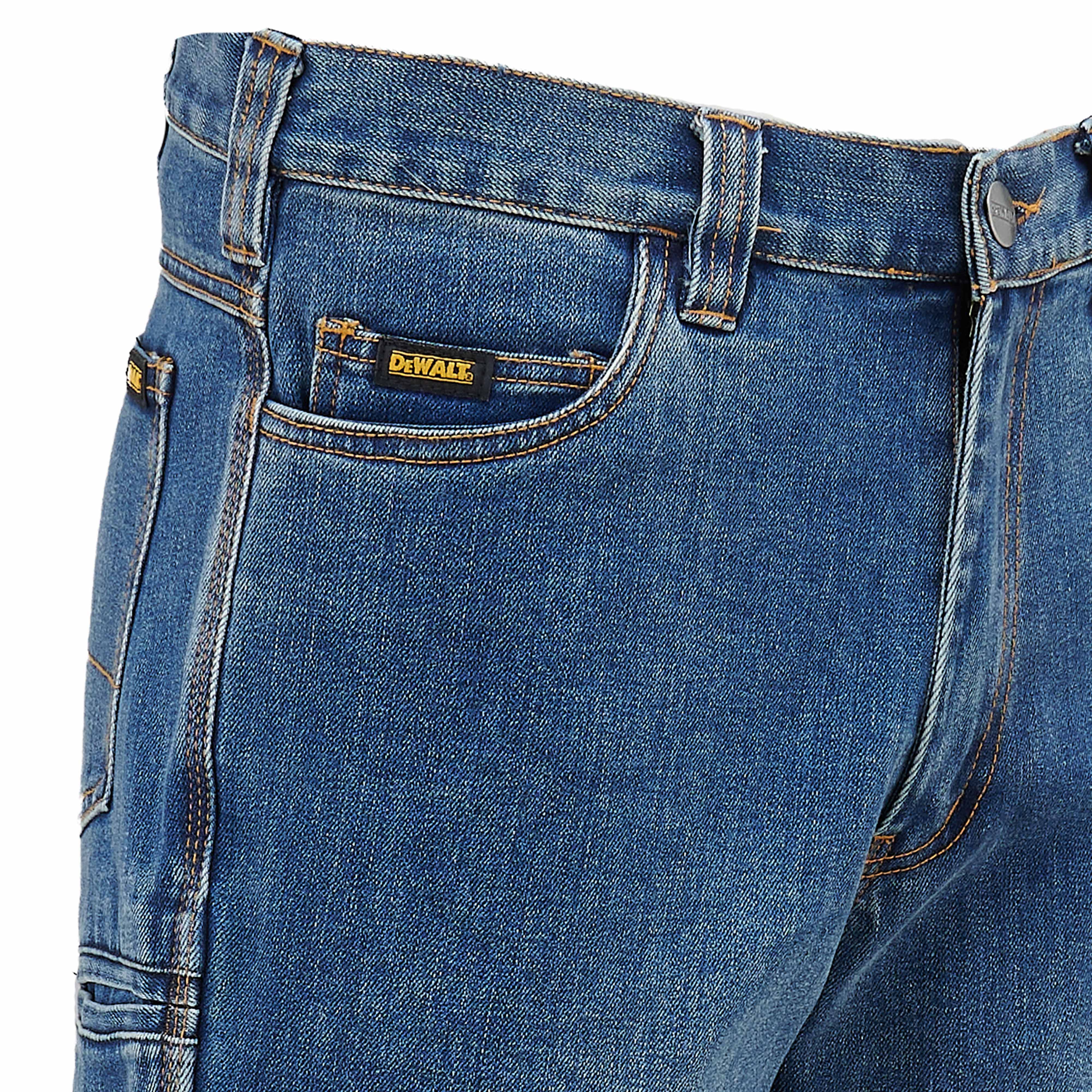 DEWALT Grayling Men's Stretch, Boot Cut, Denim Work Pants - Image 10