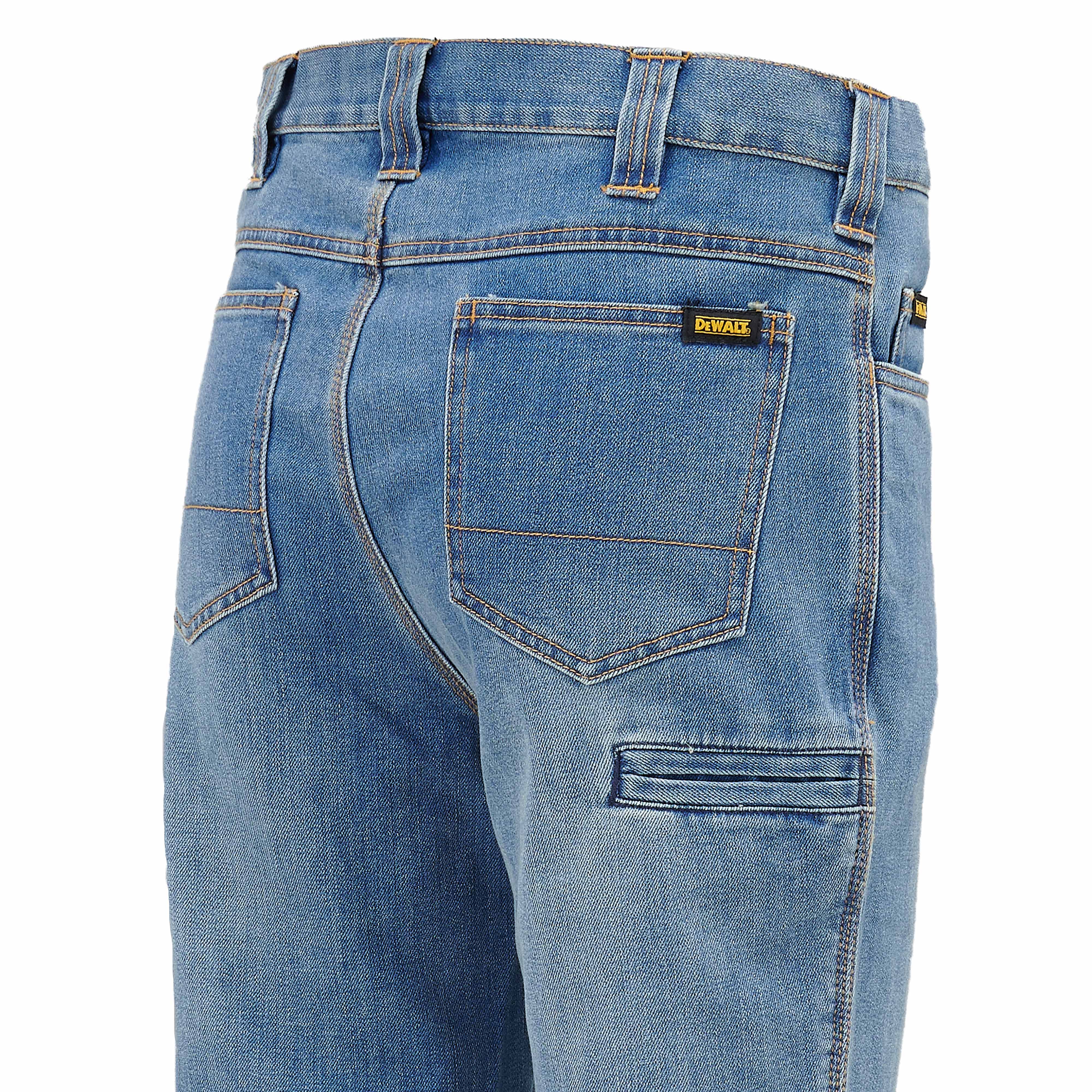 DEWALT Grayling Men's Stretch, Boot Cut, Denim Work Pants - Image 14