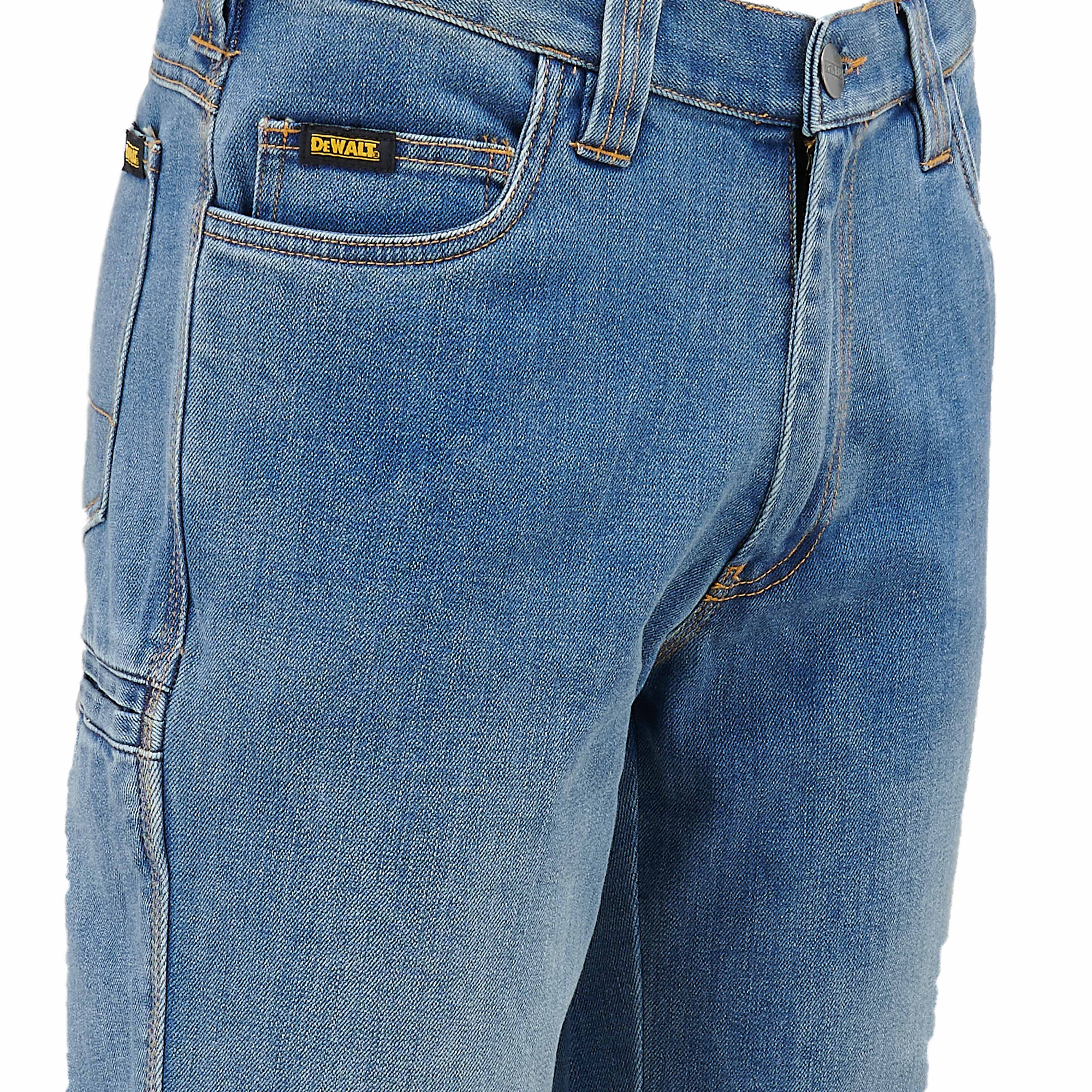 DEWALT Grayling Men's Stretch, Boot Cut, Denim Work Pants - Image 15