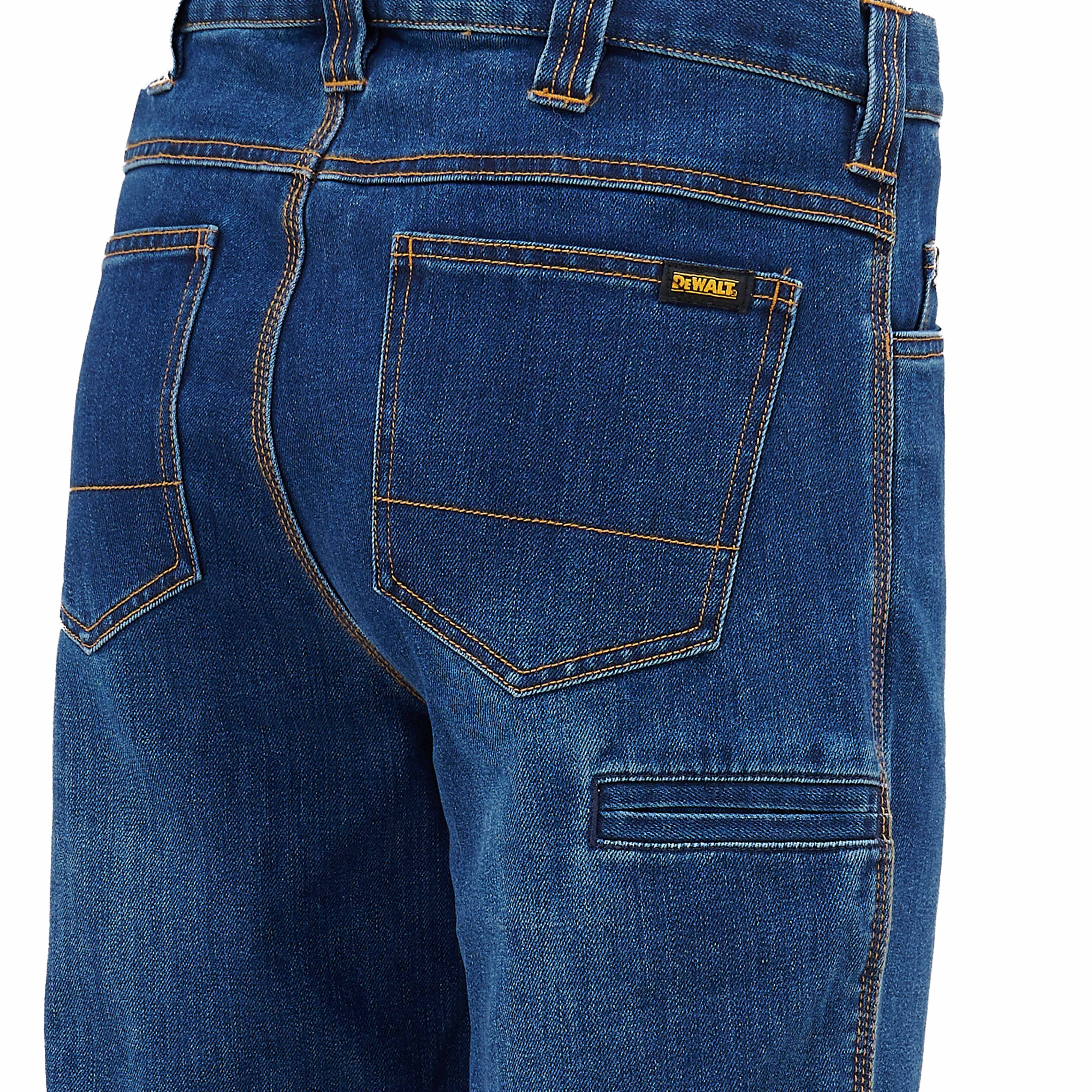 DEWALT Grayling Men's Stretch, Boot Cut, Denim Work Pants - Image 4