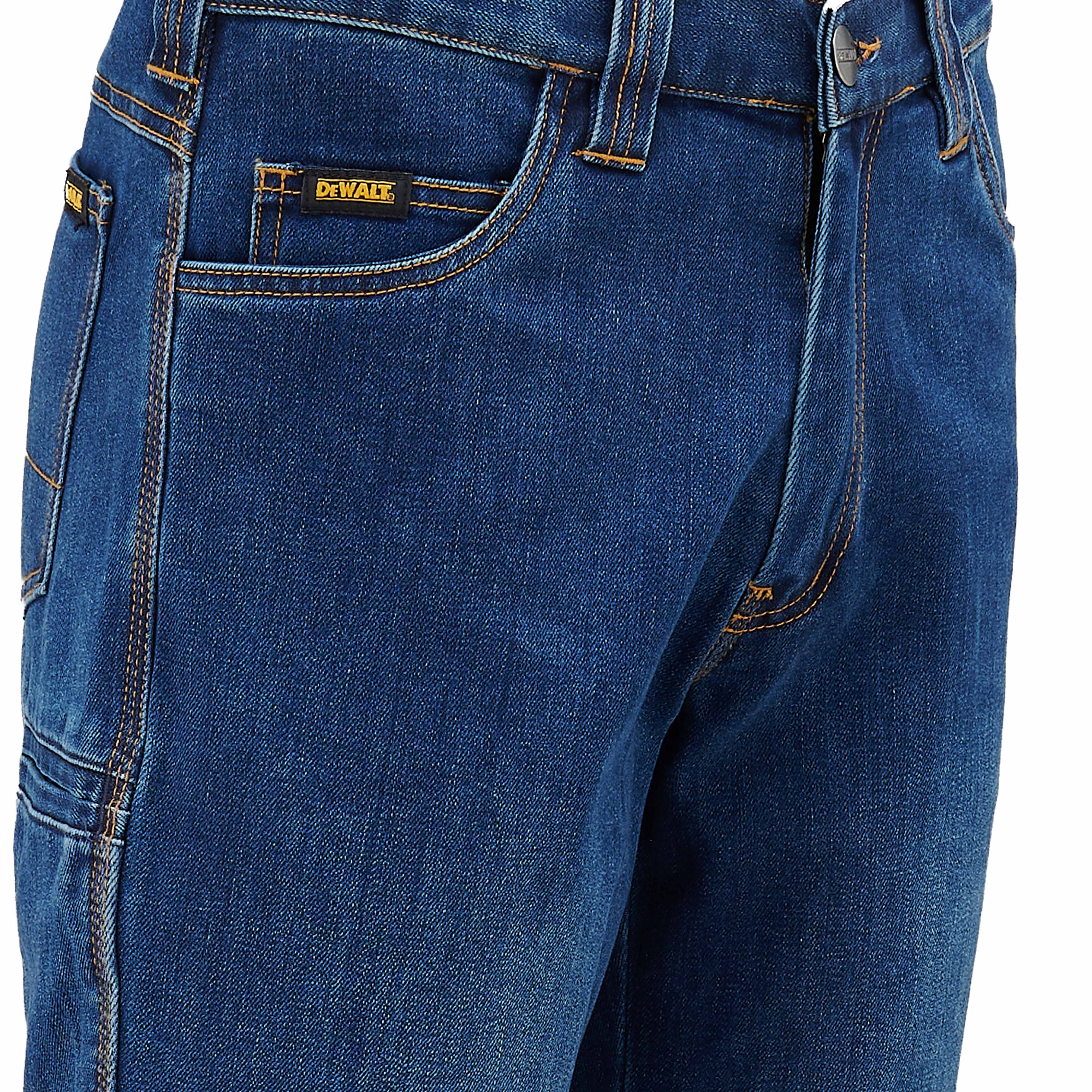 DEWALT Grayling Men's Stretch, Boot Cut, Denim Work Pants - Image 5