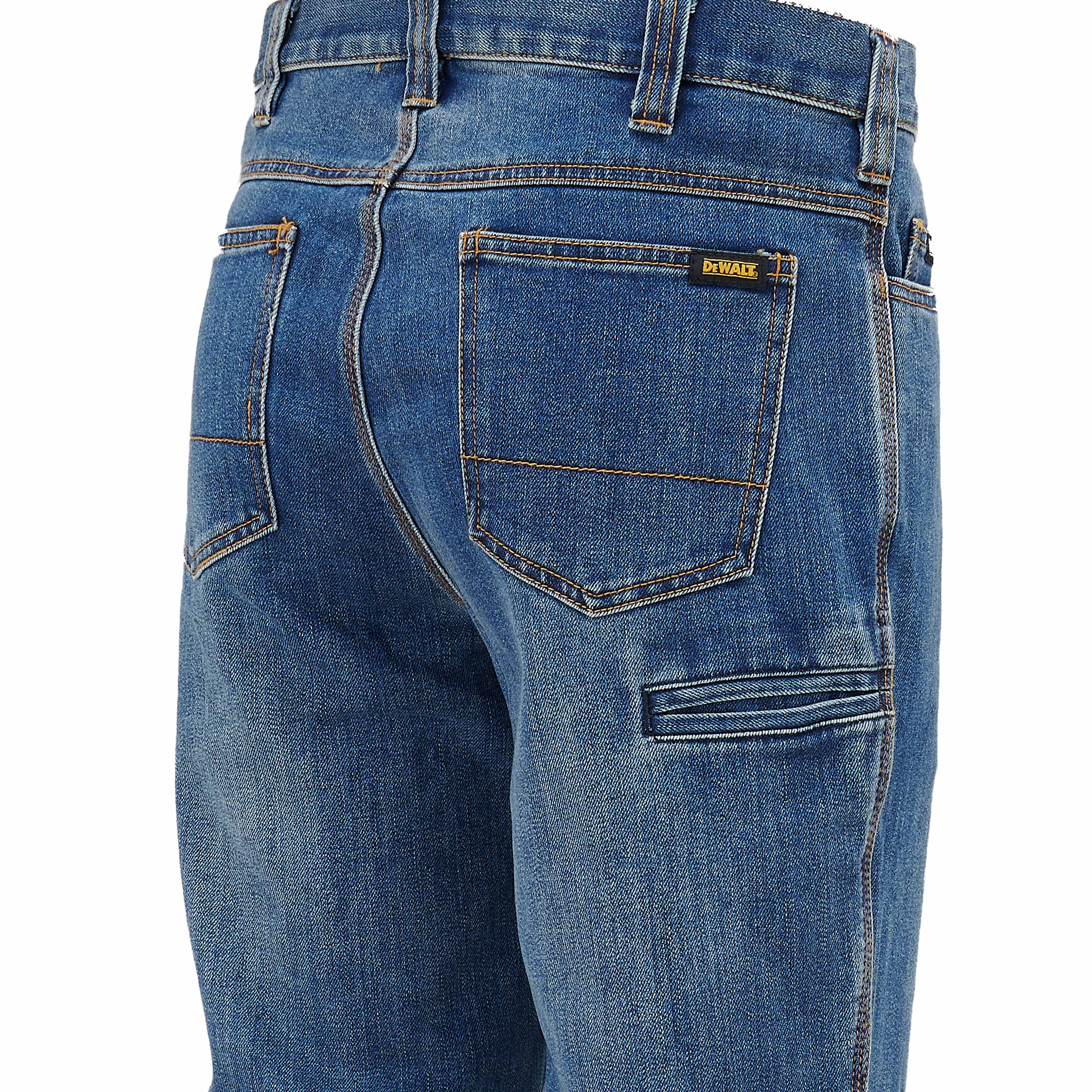 DEWALT Grayling Men's Stretch, Boot Cut, Denim Work Pants - Image 9
