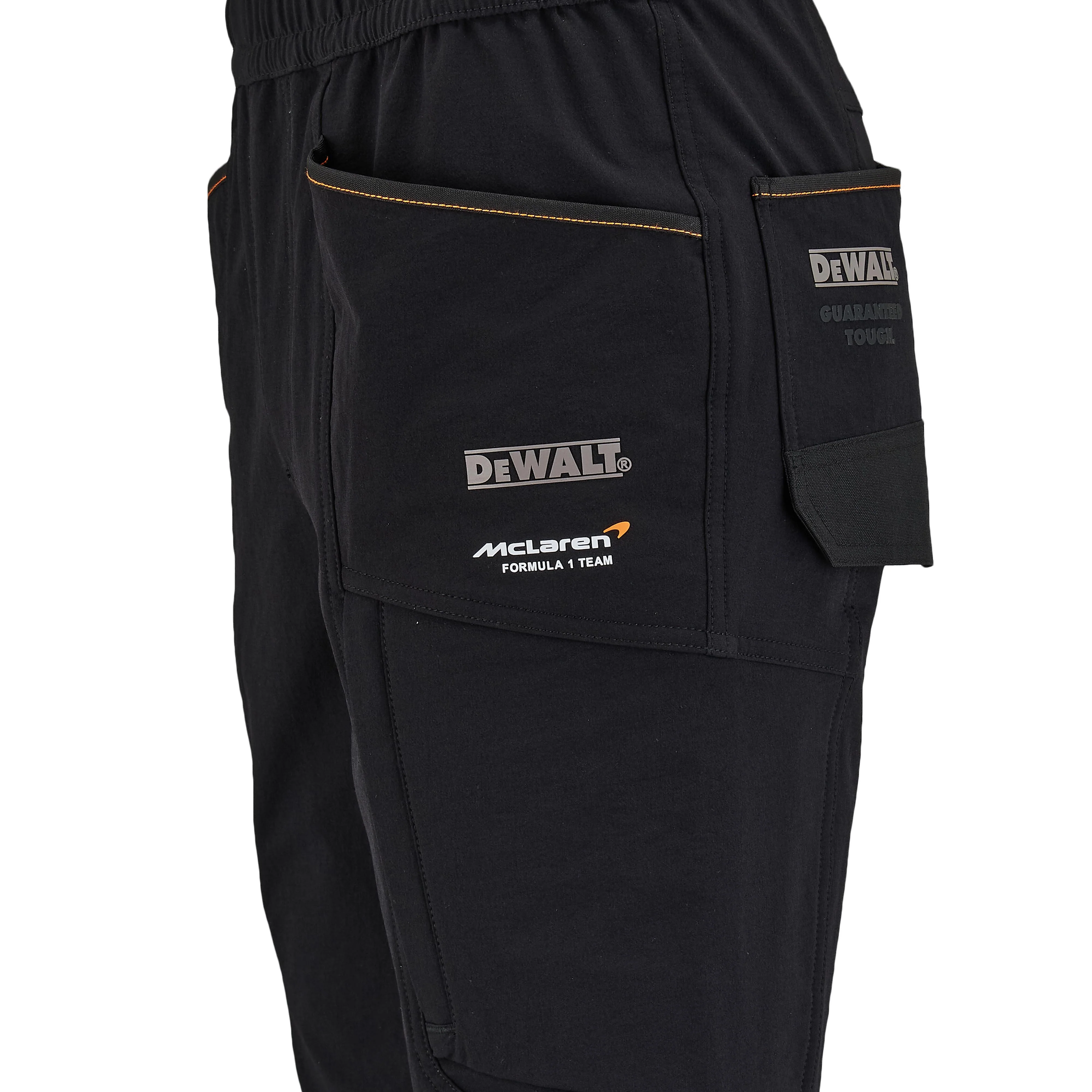 DEWALT x McLaren F1 Team Temple Men's Limited Edition Stretch, Water Resistant, Slim Fit Work Shorts - Image 4