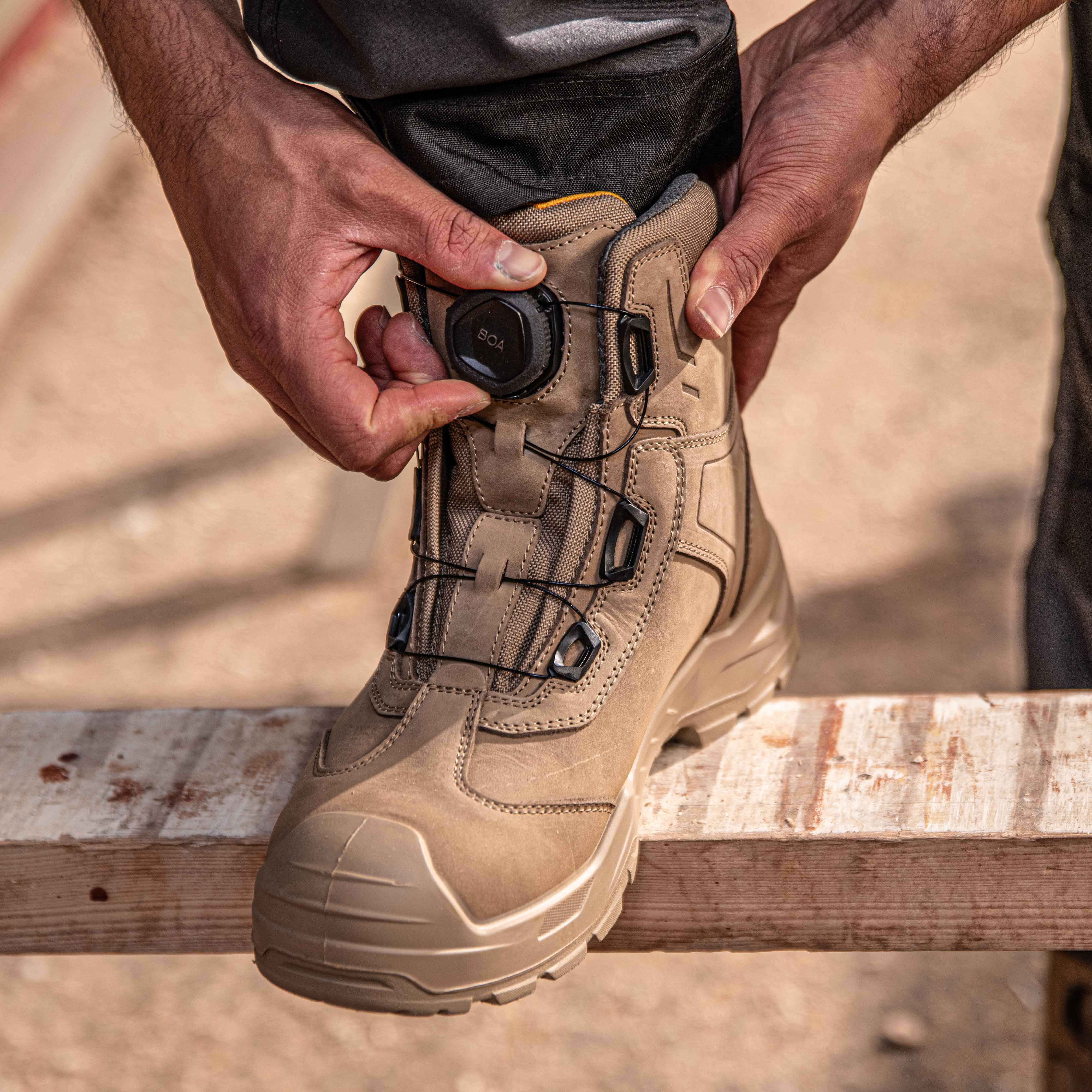 DEWALT Richardson BOA®, Nubuck Leather, Wide Fit, Steel Safety Toe Work Boot - Image 8