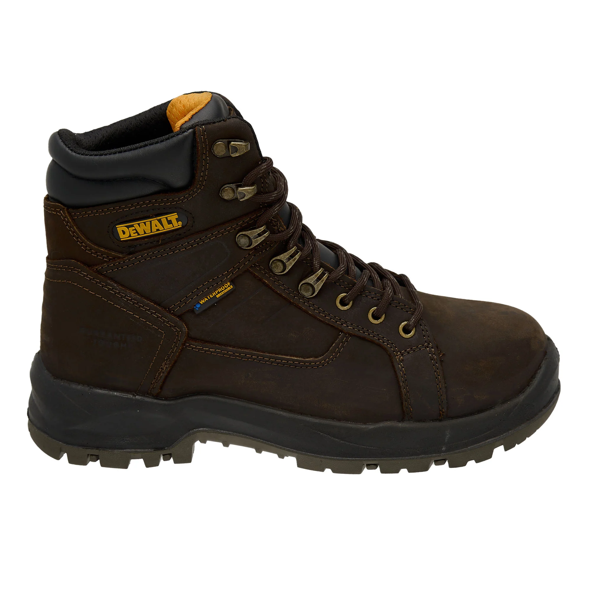 DEWALT Wheeler Men's Waterproof, Leather, Plain Toe Work Boot - Image 8
