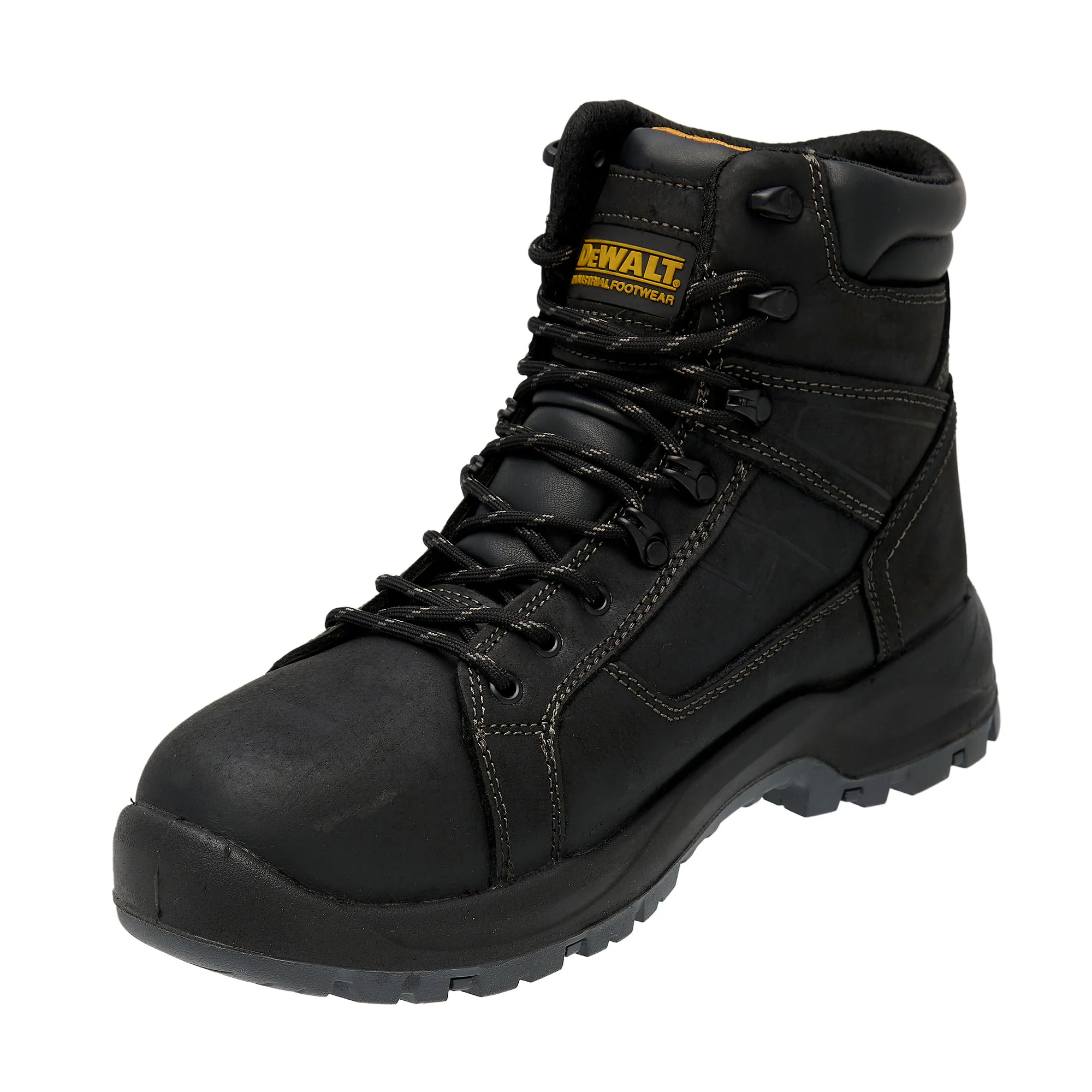 DEWALT Wheeler Men's Waterproof, Leather, Steel Toe, Safety Work Boot - Image 6